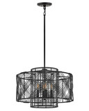 Pendants Drum Shade by Hinkley ( 13 | 41063BLK Nikko ) 