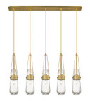Linear/Island 4 Light + by Innovations ( 405 | 125-452-1P-BB-G452-4CL Downtown Urban ) 
