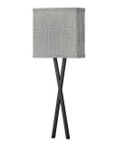 Sconces Drum Shade by Hinkley ( 13 | 41101BK Axis Heathered Gray ) 