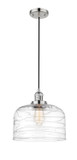 Mini Pendants Glass Down by Innovations ( 405 | 201C-PN-G713-L-LED Franklin Restoration ) 