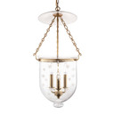 Foyer/Hall Lanterns Glass w/Frame by Hudson Valley ( 70 | 254-AGB-C3 Hampton ) 