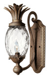 Sconces Single Glass by Hinkley ( 13 | 4140PZ Plantation ) 
