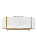 Semi-Flush Mts. Drum Shade by Hinkley ( 13 | 41710HB Axis Off White ) 