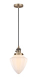 Mini Pendants Glass Down by Innovations ( 405 | 201CSW-BB-G661-7 Franklin Restoration ) 