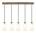 Linear/Island 4 Light + by Innovations ( 405 | 125B-5P-BB-G434-7WH Downtown Urban ) 