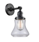 Sconces Single Glass by Innovations ( 405 | 203SW-BK-G192-LED Franklin Restoration ) 