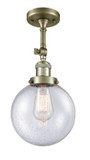 Semi-Flush Mts. Directional by Innovations ( 405 | 201F-AB-G204-8-LED Franklin Restoration ) 