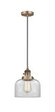 Mini Pendants Glass Down by Innovations ( 405 | 201CSW-BB-G72-LED Franklin Restoration ) 