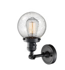 Sconces Single Glass by Innovations ( 405 | 203SW-BK-G204-6 Franklin Restoration ) 