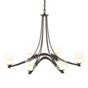 Large Chandeliers Glass Shade by Hubbardton Forge ( 39 | 104116-SKT-14-ZU0291 Ribbon ) 
