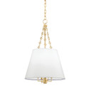 Pendants Fabric Shade by Hudson Valley ( 70 | 6415-AGB Burdett ) 
