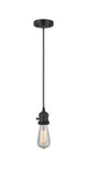 Mini Pendants Exposed Lamps by Innovations ( 405 | 201CSW-BK Franklin Restoration ) 