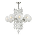 Mid. Chandeliers Glass Down by Hudson Valley ( 70 | 6433-PN Calypso ) 