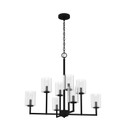 Mid. Chandeliers Glass Up by Hunter ( 47 | 19532 Kerrison ) 
