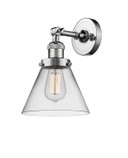 Sconces Single Glass by Innovations ( 405 | 203-PC-G42-LED Franklin Restoration ) 