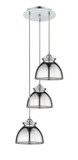 Mini Chandeliers Multi-Port/Cascade by Innovations ( 405 | 113B-3P-PC-M14-PC Ballston ) 