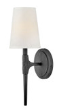 Sconces Single Candle by Hinkley ( 13 | 4460BK Beaumont ) 