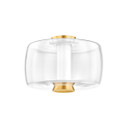 Flush Mounts Glass Down by Hudson Valley ( 70 | 2814-AGB Beau ) 
