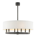 Mid. Chandeliers Drum Shade by Hudson Valley ( 70 | 6530-AOB Durham ) 