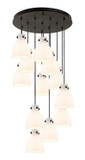 Pendants Multi-port/Cascade by Innovations ( 405 | 126-410-1PS-BK-G412-8WH Downtown Urban ) 