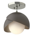 Semi-Flush Mts. Glass Down by Hubbardton Forge ( 39 | 121377-SKT-85-07-GG0711 Brooklyn ) 