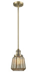 Mini Pendants Glass Down by Innovations ( 405 | 201S-BB-G146-LED Franklin Restoration ) 