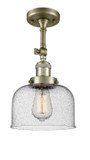 Semi-Flush Mts. Glass Down by Innovations ( 405 | 201F-AB-G74 Franklin Restoration ) 