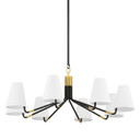 Large Chandeliers Candle by Hudson Valley ( 70 | 6640-AGB/DB Stanwyck ) 