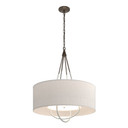 Pendants Drum Shade by Hubbardton Forge ( 39 | 104230-SKT-05-82-SE2811 Loop ) 