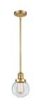 Mini Pendants Glass Down by Innovations ( 405 | 201S-SG-G202-6-LED Franklin Restoration ) 
