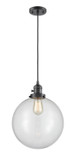 Mini Pendants Glass Down by Innovations ( 405 | 201CSW-OB-G202-12-LED Franklin Restoration ) 