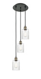 Mini Pendants 3 Light Cluster by Innovations ( 405 | 113B-3P-BAB-G342 Ballston ) 