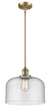 Pendants Glass Down by Innovations ( 405 | 201S-BB-G74-L Franklin Restoration ) 