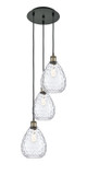 Mini Pendants 3 Light Cluster by Innovations ( 405 | 113B-3P-BAB-G372 Ballston ) 