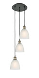 Mini Pendants 3 Light Cluster by Innovations ( 405 | 113B-3P-BAB-G381 Ballston ) 
