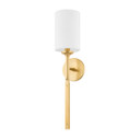 Sconces Single Candle by Hudson Valley ( 70 | 3122-AGB Brewster ) 