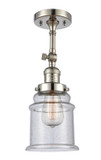 Sconces Single Glass by Innovations ( 405 | 203-PN-G184-LED Franklin Restoration ) 
