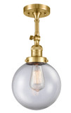 Semi-Flush Mts. Directional by Innovations ( 405 | 201F-SG-G202-8-LED Franklin Restoration ) 