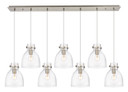 Linear/Island 4 Light + by Innovations ( 405 | 127-410-1PS-SN-G412-8CL Downtown Urban ) 