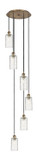 Pendants Multi-port/Cascade by Innovations ( 405 | 116B-6P-BB-G434-7DE Downtown Urban ) 