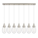 Linear/Island 4 Light + by Innovations ( 405 | 127-450-1P-SN-G450-6CL Downtown Urban ) 