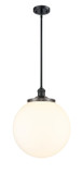 Pendants Sphere by Innovations ( 405 | 201S-BK-G201-14-LED Franklin Restoration ) 