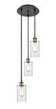 Mini Pendants 3 Light Cluster by Innovations ( 405 | 113B-3P-BAB-G802 Ballston ) 