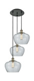 Mini Pendants 3 Light Cluster by Innovations ( 405 | 113B-3P-BAB-G92-L Ballston ) 