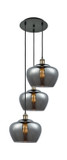 Mini Pendants 3 Light Cluster by Innovations ( 405 | 113B-3P-BAB-G93-L Ballston ) 