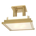 Semi-Flush Mts. Glass Down by Hubbardton Forge ( 39 | 123715-SKT-85-CC0416 Steppe ) 