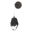 Sconces Single Glass by Hubbardton Forge ( 39 | 201398-SKT-14-BP0755 Chrysalis ) 