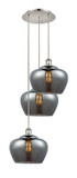Mini Pendants 3 Light Cluster by Innovations ( 405 | 113B-3P-PN-G93-L Ballston ) 