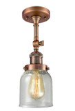 Semi-Flush Mts. Glass Down by Innovations ( 405 | 201F-AC-G54 Franklin Restoration ) 