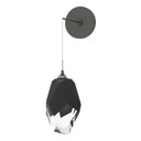 Sconces Single Glass by Hubbardton Forge ( 39 | 201398-SKT-20-BP0755 Chrysalis ) 